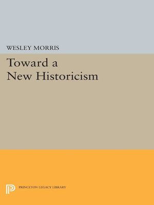 cover image of Toward a New Historicism
